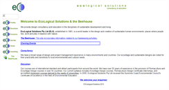 Desktop Screenshot of ecologicalsolutions.com.au