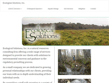 Tablet Screenshot of ecologicalsolutions.net